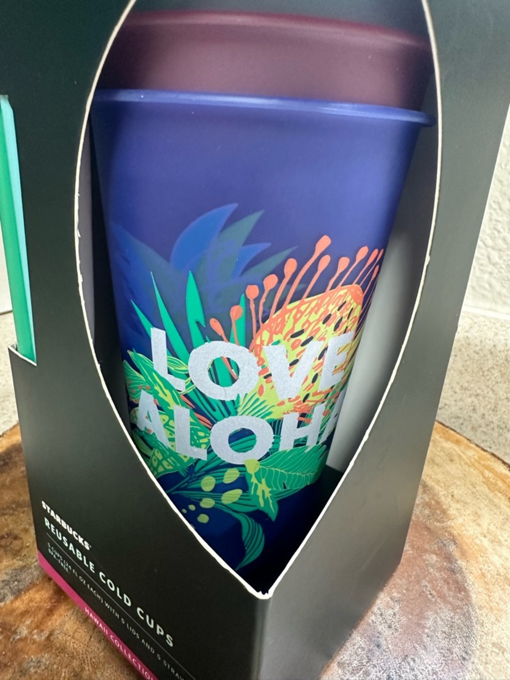 ❌SOLD❌Starbucks Reusable Cold Cups - Hawaii Collection